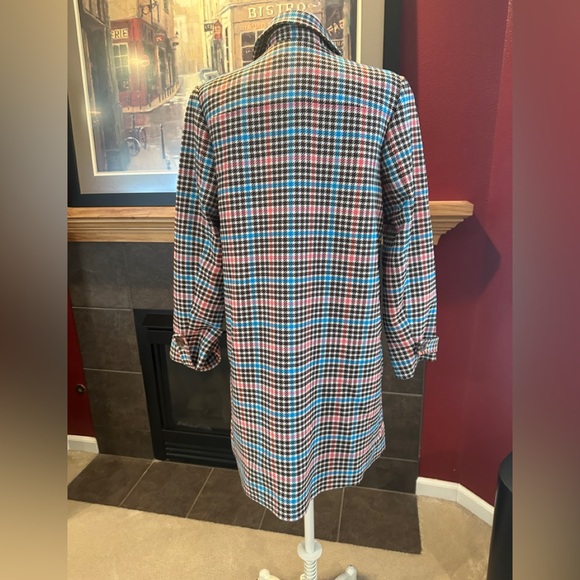 NWT plaid fall coat - Picture 4 of 12